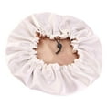 thumbnail image 4 of Sleep Cap Satin Cap Yinane Turbantes de Cabello Suave Rojo vino, 4 of 5