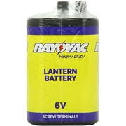Rayovac Lantern Battery 945R4C - 6 Volt Zinc Carbon - 1 Pack Bulk