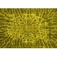 thumbnail image 1 of Ahgly Company Machine Washable Indoor Rectangle Abstract Yellow Modern Area Rugs, 5' x 7', 1 of 4
