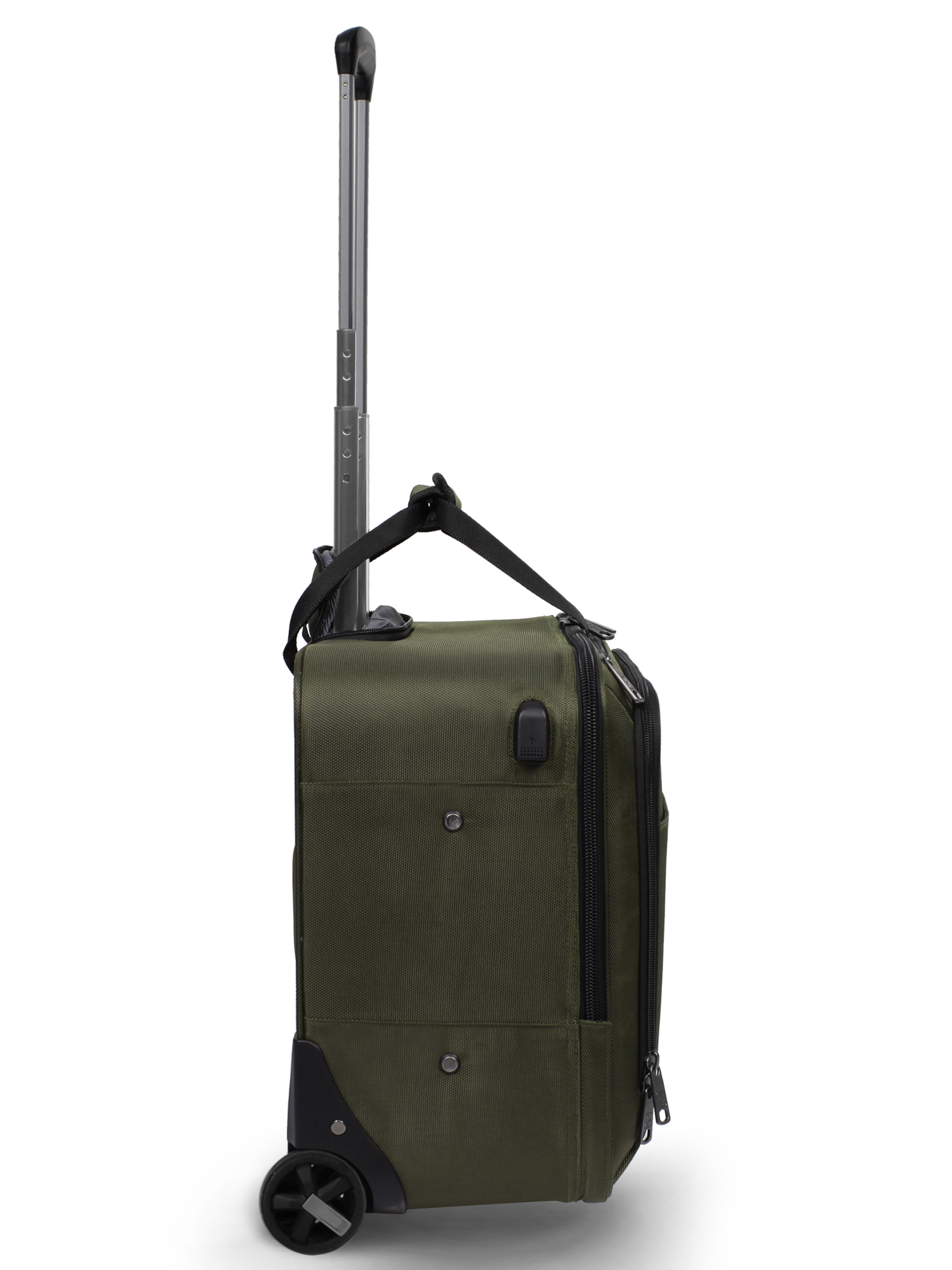 SwissTech Urban Trek 16.5" Under-seater Carry On Luggage, Olive (Walmart Exclusive) - image 5 of 12