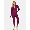 thumbnail image 4 of Athletic Works Women's and Women's Plus ButterCore Zip-Up Hoodie, Sizes XS-4X, 4 of 4
