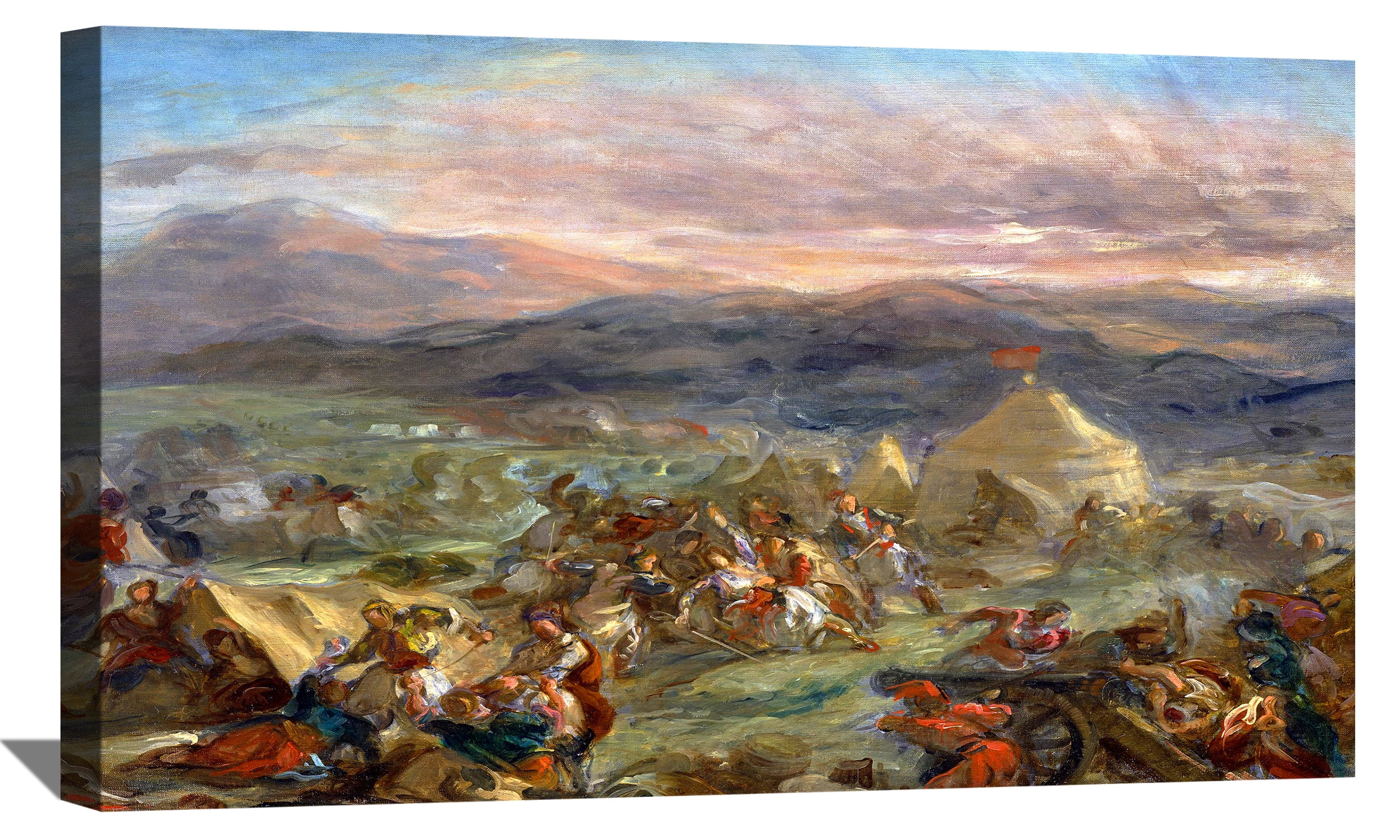 Eugene Delacroix Painting Art Print The Raft Of The Medusa French