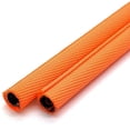 thumbnail image 3 of 3/4" (19mm) Double Layer Wear-Indicating Self Closing Protective Braided Sleeving Wrap - 100 Feet - Orange (outer) / Black (inner), 3 of 3