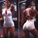 thumbnail image 4 of Mono de yoga con cremallera para mujer, mono de una pieza para entrenamiento, mallas, traje deportivo para gimnasio, ropa de ejercicio para mujer, 4 of 5