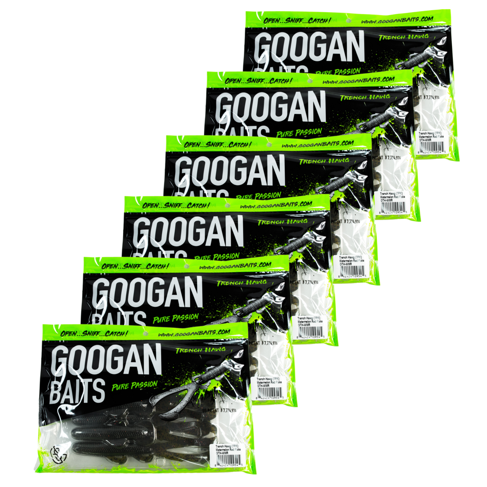Googan Baits Trench Hawg, Okeechobee Craw 6 Pack