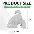 thumbnail image 4 of Funny Dog Statue Outdoor: Durable Garden Sculptures & Statues for Yard Decorations, Perfect Dog Mom Gifts for Women, Unique Garden Decor for Outside, Weather-Resistant Outdoor Dog Garden Statue, 4 of 7
