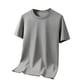 thumbnail image 1 of Playera Elvqul para Hombre Caqui de Color Sólido Manga Corta Casuales Deportivas Cuello Redondo, 1 of 6