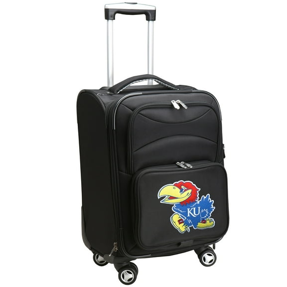 MOJO Black Kansas Jayhawks 21" Softside Spinner Carry-On