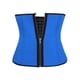 thumbnail image 1 of Qarigey Entrenador de cintura ajustable de 3 filas para mujer, chaleco de realce para banquete de fiesta para niñas, corsé adelgazante para Ropa interior Azul XXL, 1 of 6