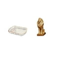 thumbnail image 6 of CoudarTitie Elegant Lion Food And Cosmetic Storage Tray for Bathroom Vanity And Cafe Tabletop Ornament Decorative Fruit Tray for Office Home And Bookshel, 6 of 8