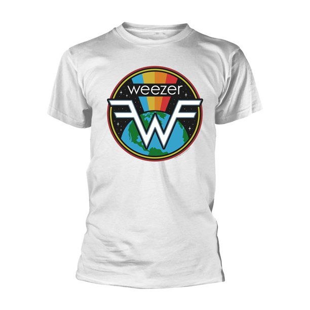Weezer - Camiseta World para Adultos Unisex (Blanco)