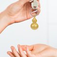 thumbnail image 1 of OHOIOLLA 1Ud Colgante Llavero Calabaza En Cobre Dorado Para Y Manualidades, 1 of 7