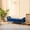Navy, variant on Navy Decorative Velvet Storage Bench / Soft Seating and Item Organization