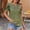 Army Green, variant on Itsame Summer Womens Printed T-Shirt Casual Short Sleeved Shirt Tops Round Neck Blouses Green Size L