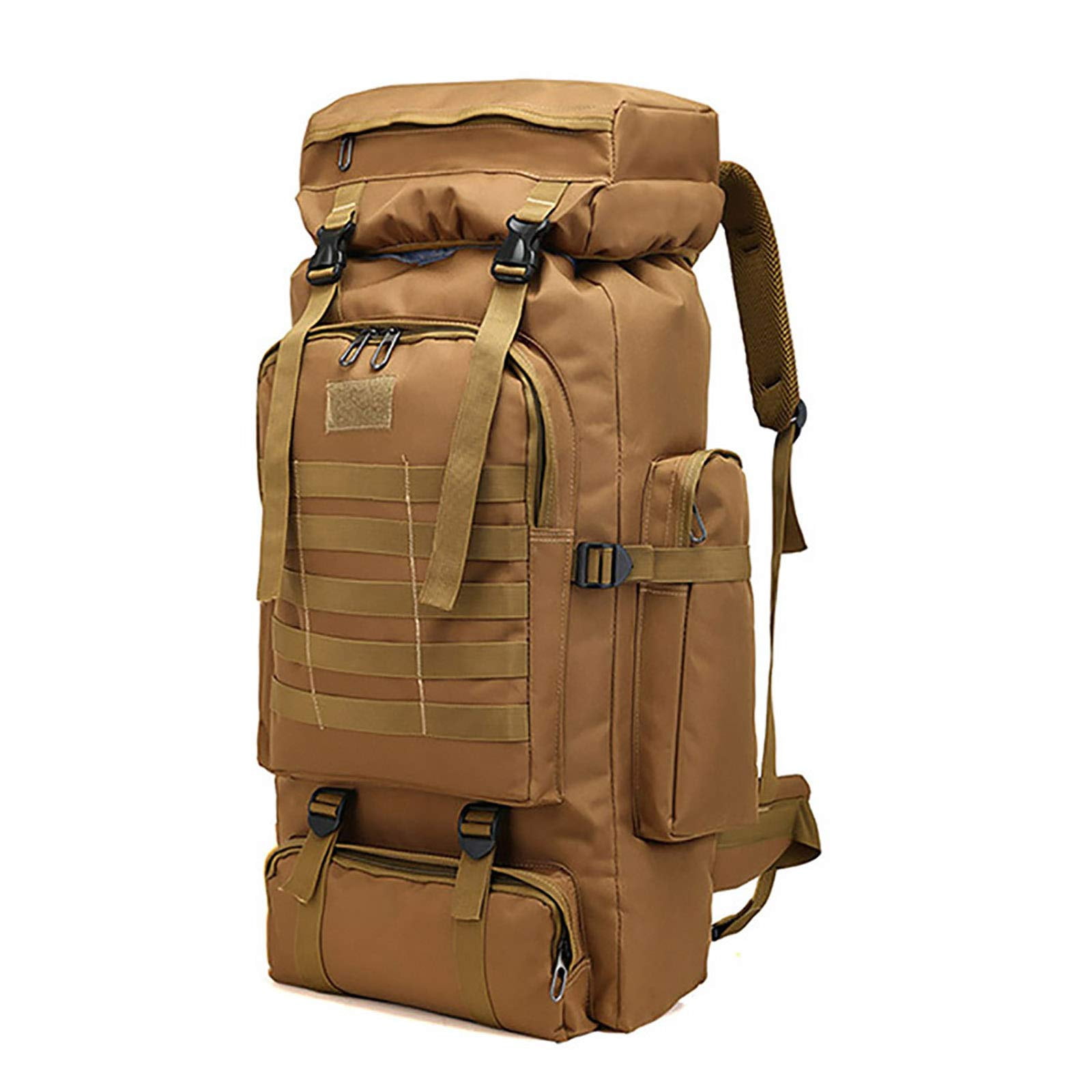 80L Tactical Military Backpack Adjustable Strap Camping Hiking Travel Outdoor 