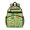 Football and Blast Green Pattern, variant on Football and Flower Slateblue Pattern Cute School Backpack Bag for School with Padded Back and Adjustable Shoulder Straps 15.25"x11.5"x5.25"