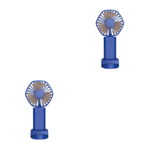 Ventilador de mano Matsuzay USB recargable 2piezas Azul