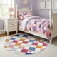thumbnail image 3 of Alfombra Redonda Jinchan de 120 cm Lavable Antideslizante para Dormitorio Infantil, 3 of 9