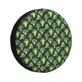 thumbnail image 1 of Fotbe Broccoli 3 Funda de Llanta de Repuesto con Estampado, Engrosada, Ajuste Universal para Jeep, Remolque, RV, SUV, Camión-17 inch, 1 of 6