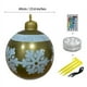 thumbnail image 3 of 60CM LED Light Christmas ball Outdoor Christmas Inflatable Decorated Ball Made PVC Giant No Light Large Balls Tree Decorations, 3 of 5