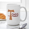 thumbnail image 6 of CafePress - OFS Secular Franciscan Order Large Mug - 15 oz Ceramic Large White Novelty Mug, 6 of 6