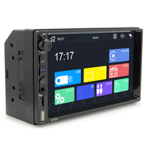 Bluetooth-Compatible CAR MP5 Player Radio Video USB2.0 Sistema de audio de reproducción Estéreo Multimedia Vehículos Accesorios Speravity VI002183-00B