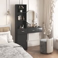 thumbnail image 2 of New Hair Styling Station with Drawers, Tool Holders & Storage Cabinet – Modern Vanity Desk for Salon or Home Use, 2 of 8