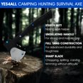 Yes4All Camping Axe and Knife Kit with Sheath & Fire Starter (H105