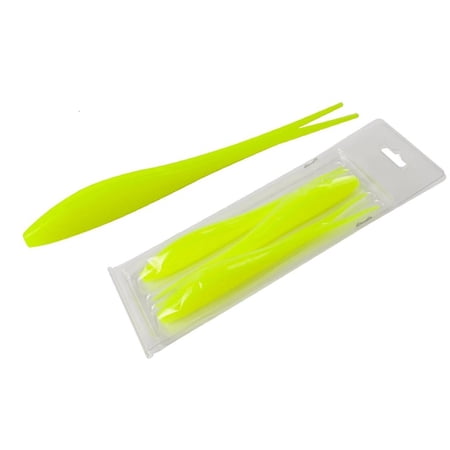 Yihuala 3Pcs Soft Fishing Lures Floating Baits Fork Tail Swimbaits Lures Artificial Swimbaits for Saltwater Fishing
