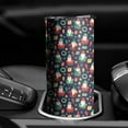 thumbnail image 3 of 20oz Dark Blue Christmas Santa and Gnome Pattern Skinny Tumblers Stainless Steel Tumbler with Lid and Straw,Vacuum Insulated Double Wall Travel Tumbler Cups with Cleaning Brush for Coffee,Tea, 3 of 6