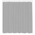 thumbnail image 3 of Ambesonne Herringbone Shower Curtain, Zigzag Wavy Lines Art, 69"Wx84"L, Off White Charcoal Grey, 3 of 5