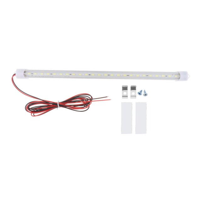 Barra de Luces LED para Interiores AUTOMÁTICOS Tira de Luces LED V Interruptor de Encendido / Apagado Luces LED para Camionetas, a 24v los 30cm Macarena Barra de luz interior de coche