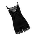 thumbnail image 2 of para mujer Encaje Ropa de dormir Camisón Correa de espagueti Yuyangstore Pantalones cortos de satén sexy, 2 of 8