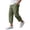 ZB-Army Green-xcmzpl mens shorts&capris, variant on Xcmzpl Chino Pants for Men Elastic Waist Pull on Hiking Pants Solid Dressy Casual Outdoor Trousers Lightweight Summer Pants with Pocket