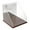 Hardwood Base (Mirrored), variant on Plymor Clear Acrylic Slant Front Display Case with Hardwood Base (Mirror Back), 12" x12" x12"