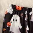 thumbnail image 5 of Licupiee 3Pcs Newborn Baby Boys My 1st Halloween Clothes Set Long Sleeve Romper+Long Pants + Headband Autumn Winter Outfits 0-12M, 5 of 6