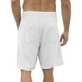thumbnail image 3 of RMGVDSD Mens Straight-Fit Shorts Male Summer Casual Shorts Solid Color Short Pants Button Short Trousers Pocket Fashion Shorts Lightweight Trousers, 3 of 6
