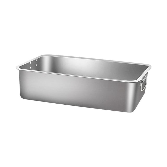 Caja de arena abierta, bandeja de arena de Metal, portátil, antiadherente, para todo tipo de arena para gatos, fácil de limpiar, bandeja de arena para 36x27x10cm