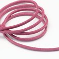 thumbnail image 3 of U8MO 90m/Roll Faux Suede Cord Faux Suede Lace Thread Craft Beading String 2.7x1.4mm-#Flamingo, 3 of 3