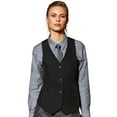 thumbnail image 2 of Premier Womens Lined Polyester Waistcoat / Bar Wear / Catering (Pack of 2), 2 of 4