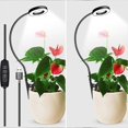thumbnail image 3 of Full Spectrum Plant Grow Light with 360-degree Gooseneck High Brightness Dimmable Clip-on LED Plant Light Flower Grow Lamp 1, 3 of 5