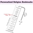thumbnail image 3 of Confirmation Gifts for Teen Girls Boys Personalized Bookmarks 2025 Catholic Confirmation Sponsor Gifts for Women Men Custom Faith Religious Christian Bible Verse Bookmark Easter Baptism 1st Communion, 3 of 6