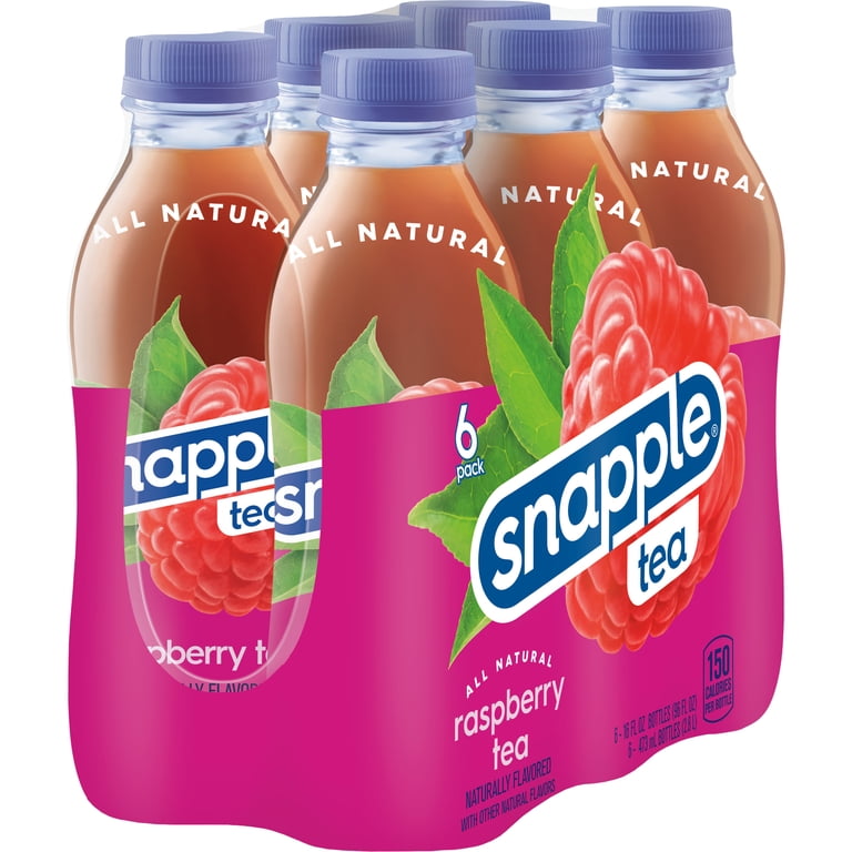 Snapple Raspberry Tea, 16 fl oz Bottles, 6 Pack photo 5