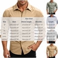 thumbnail image 3 of Ceisia Men Ripstop Long Sleeve Tactical Button Down Shirt Dual Flap Chest Pockets UPF 50 Breathable Outdoor Hiking Military Work Top Black XXXL Gift, 3 of 9
