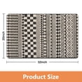thumbnail image 5 of Transform Your Bathroom Style with our 20x32in Bath Rug Runner - Non-Slip, Tribal Style, Soft Luxury Microfiber, Machine-Washable Bathroom Rugs. Ideal for Tub and Shower!, 5 of 5