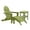 Lime Green, variant on DuroGreen Folding Adirondack Chair With Ottoman and Side Table, Made With All-Weather Tangent Lumber, Oversized, High End Patio Furniture for Porch, Lawn, Deck, No Maintenance, , Aruba