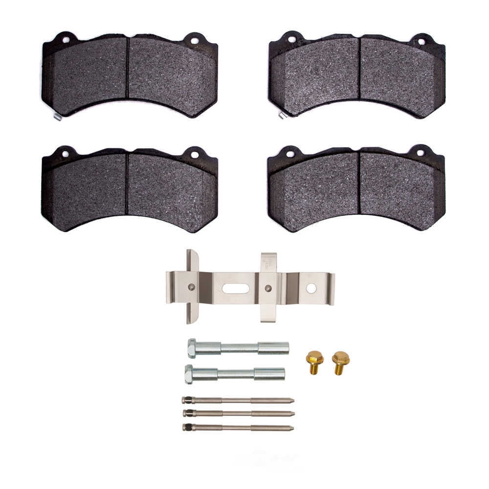 Dynamic Friction Company 1600-1405-01 DFC EURO 5000 Ceramic Brake Pads and Hardware Kit