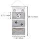 thumbnail image 5 of Organizador colgante Animal de dibujos animados Bolsillos colgantes Puerta de pared Bolsa de almacenamiento colgante Bolsa de utensilios de guardería con 3 bolsillos Sincero  Ropa, 5 of 7