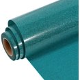 thumbnail image 2 of HAHDAXIA Aqua Glitter Heat Transfer Vinyl,10"x5ft Glitter HTV Iron on Vinyls,Green Glitter Iron on Vinyls for T-Shirts,Heat Vinyl Design,Easy to Cut & Weed, 2 of 7