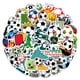 thumbnail image 1 of Paquete de pegatinas de fútbol de vinilo impermeables, 100 unidades, 1 of 2